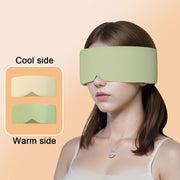 Silk Cotton Padded Eye Full Cover Block Light Blindfold Double Face Warm Cold Sleeping Masks For Women Soft And Comfortable Blindfold For Travelling - Glow Goddess Cosmetics