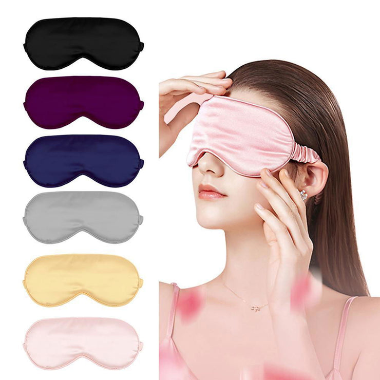 Silk Sleep Natural Sleeping Eye Mask Eyeshade Cover - Glow Goddess Cosmetics