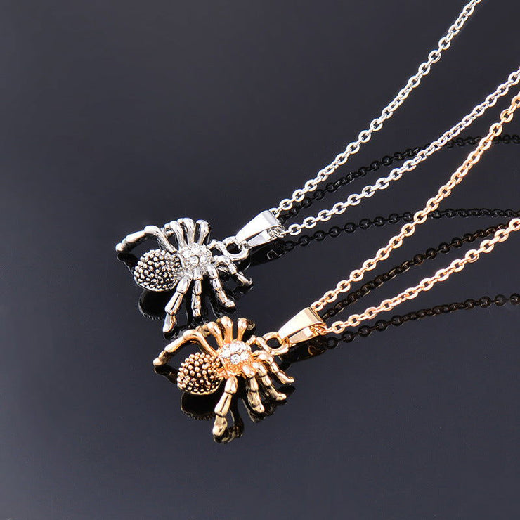 Spider Necklace Women Men Fashion Jewelry - Glow Goddess Cosmetics