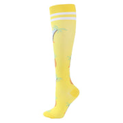 Sports Compression Socks Pattern Stretch Stockings - Glow Goddess Cosmetics