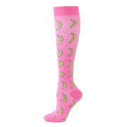 Sports Compression Socks Pattern Stretch Stockings - Glow Goddess Cosmetics