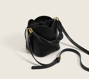 Style Fashion Women Bag In Handbags Genuine Leather Tote Sling Shoulder Ladies Handbag Luxury Flowers Design Bucket Bags - Glow Goddess Cosmetics