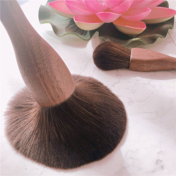 Wood Handle Makeup Brush Set Blush Brush Set Eye Eyeliner Powder Foundation Make Up Brushes Set - Glow Goddess Cosmetics